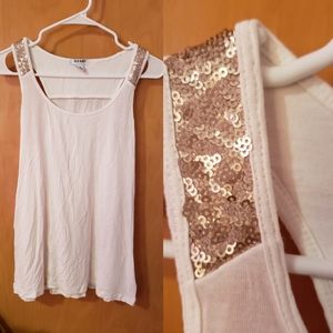 Sequined tank